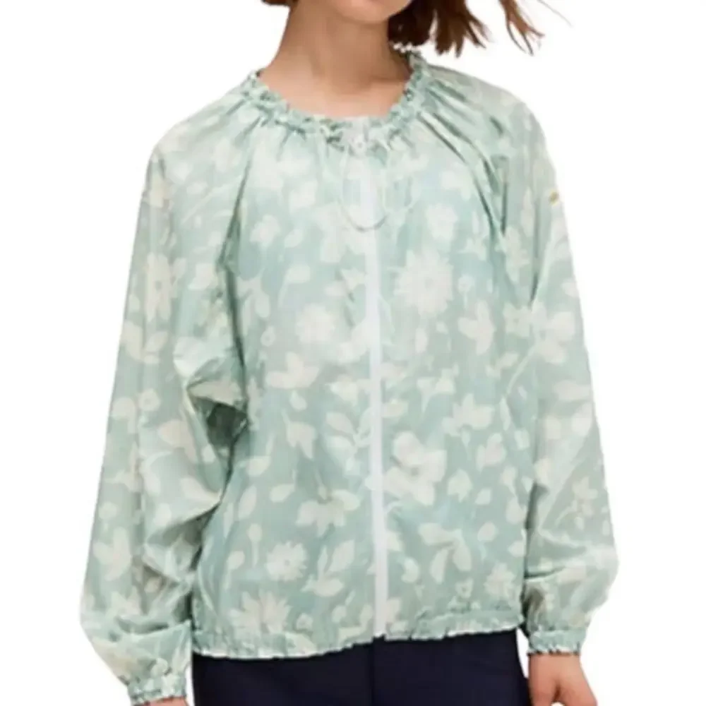 NWT Kate Spade Splash Hooded Preppy Windbreaker Lightweight Packable‎ Jacket